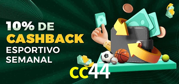10% de bônus de cashback na cc44