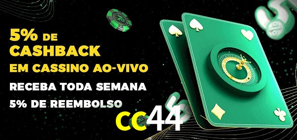 Promoções do cassino ao Vivo cc44